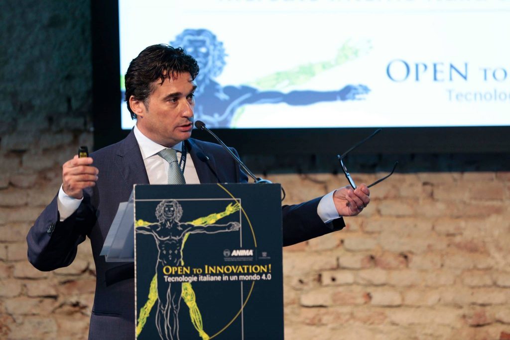 Presidente di ANIMA Alberto Caprari a "Open to Innovation!"